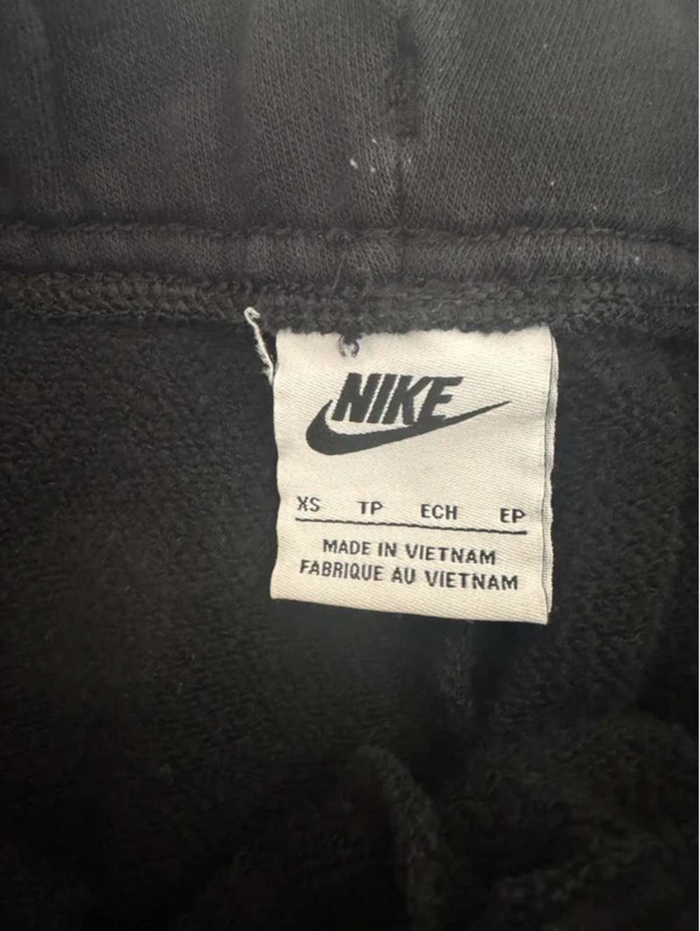 Women’s Nike black sweatpants joggers gold swoosh size XS - Picture 3 of 4